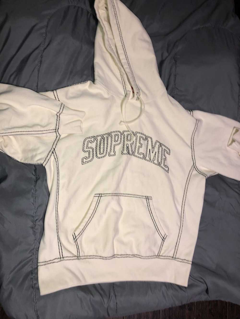 Supreme Supreme Big Stitch Hooded Sweatshirt - image 2