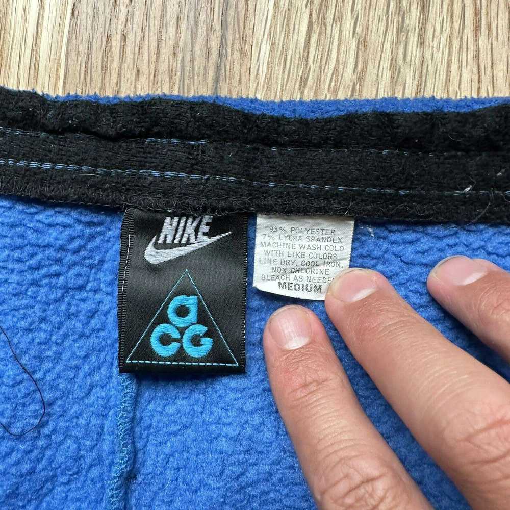 Nike ACG Vintage 80's Nike ACG Powder Blue Fleece… - image 3