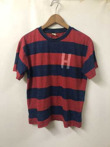 Indigo × Movie × Vintage Vintage Stripes T shirt … - image 1