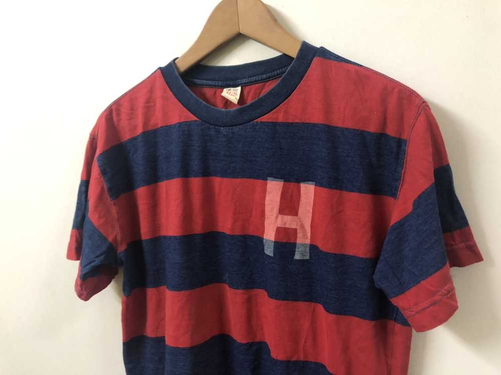 Indigo × Movie × Vintage Vintage Stripes T shirt … - image 2