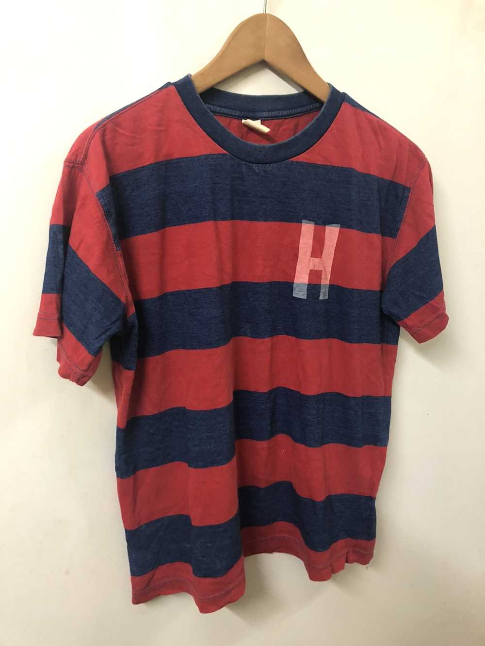 Indigo × Movie × Vintage Vintage Stripes T shirt … - image 5