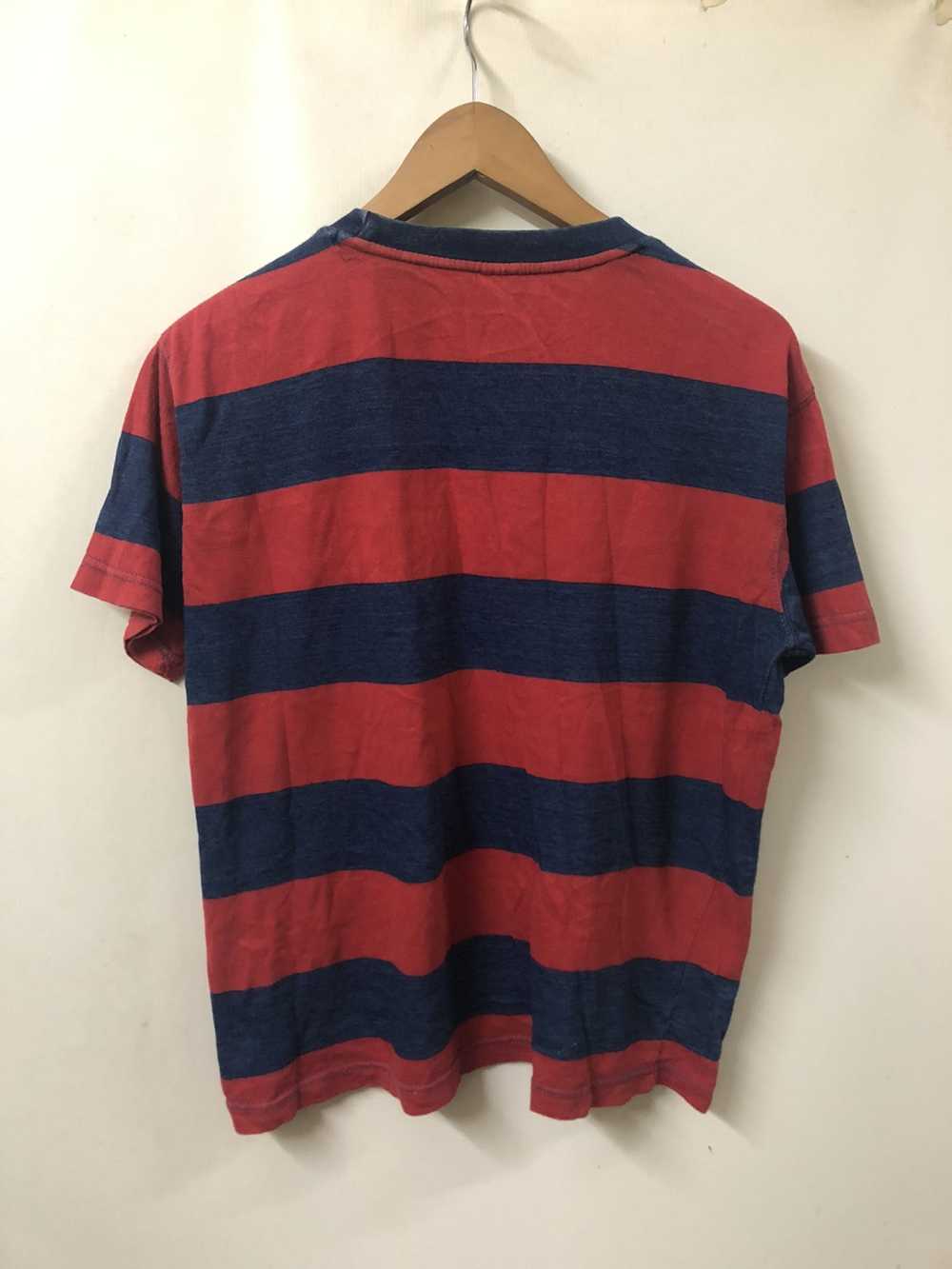 Indigo × Movie × Vintage Vintage Stripes T shirt … - image 6