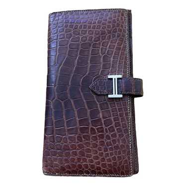 Hermès Béarn alligator wallet - image 1