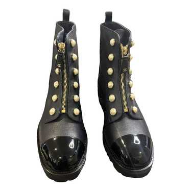 Chanel Chain Boots w/ Gaiter Leggings Black Patent leather ref.119427 -  Joli Closet