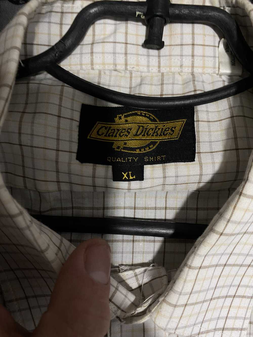 Dickies × Vintage Vintage Dickies Flannel Distres… - image 5