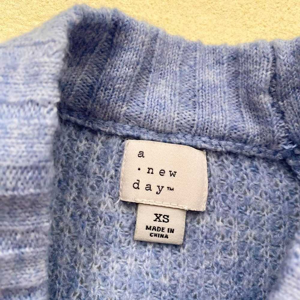 Other A New Day Periwinkle Blue Knit Sweater, Siz… - image 5