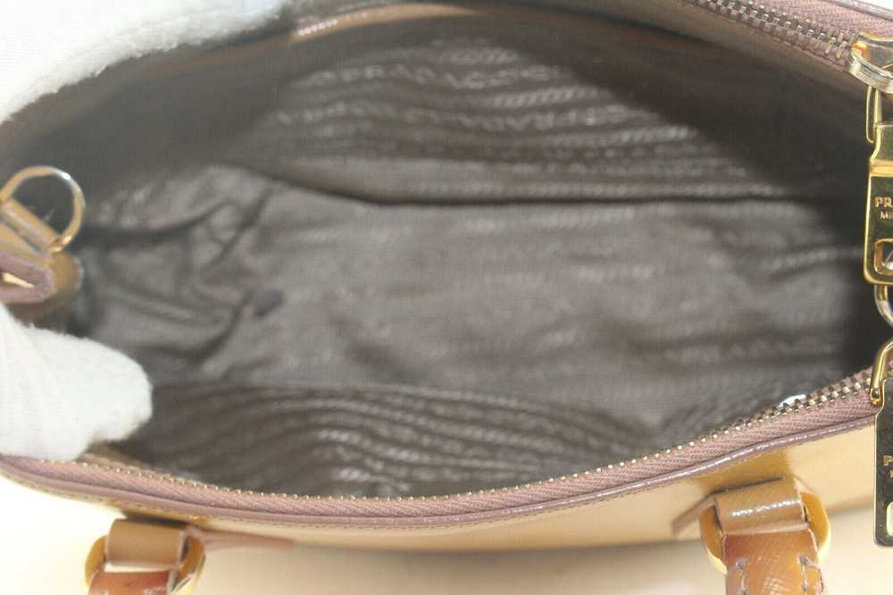 Prada Prada Tan Brown Leather Luxe Tote 2way with… - image 11