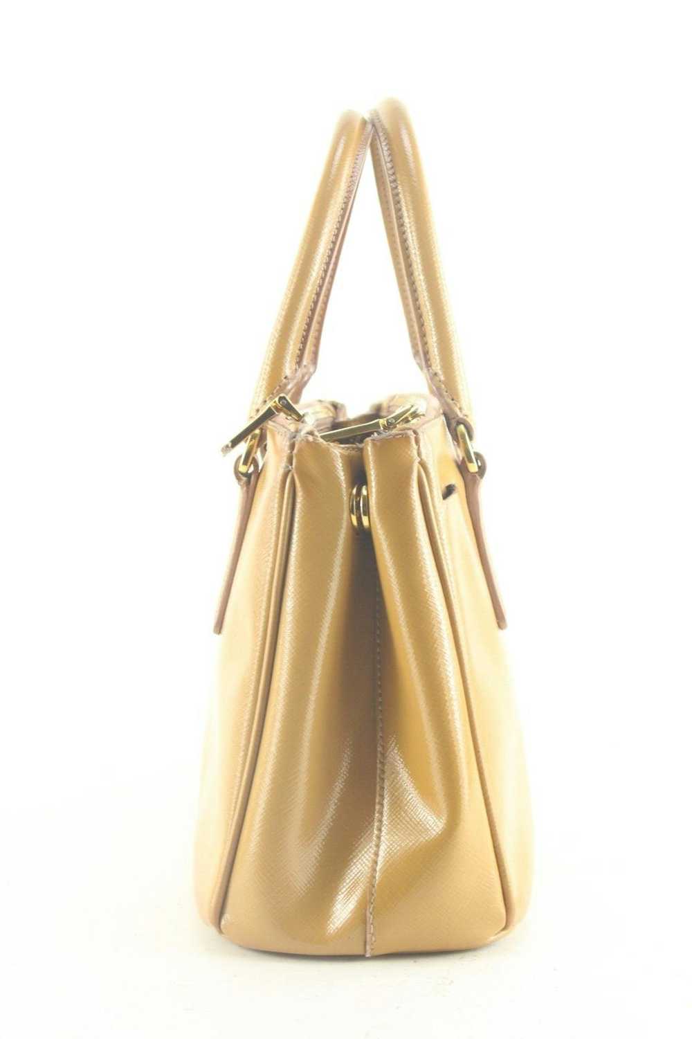 Prada Prada Tan Brown Leather Luxe Tote 2way with… - image 7