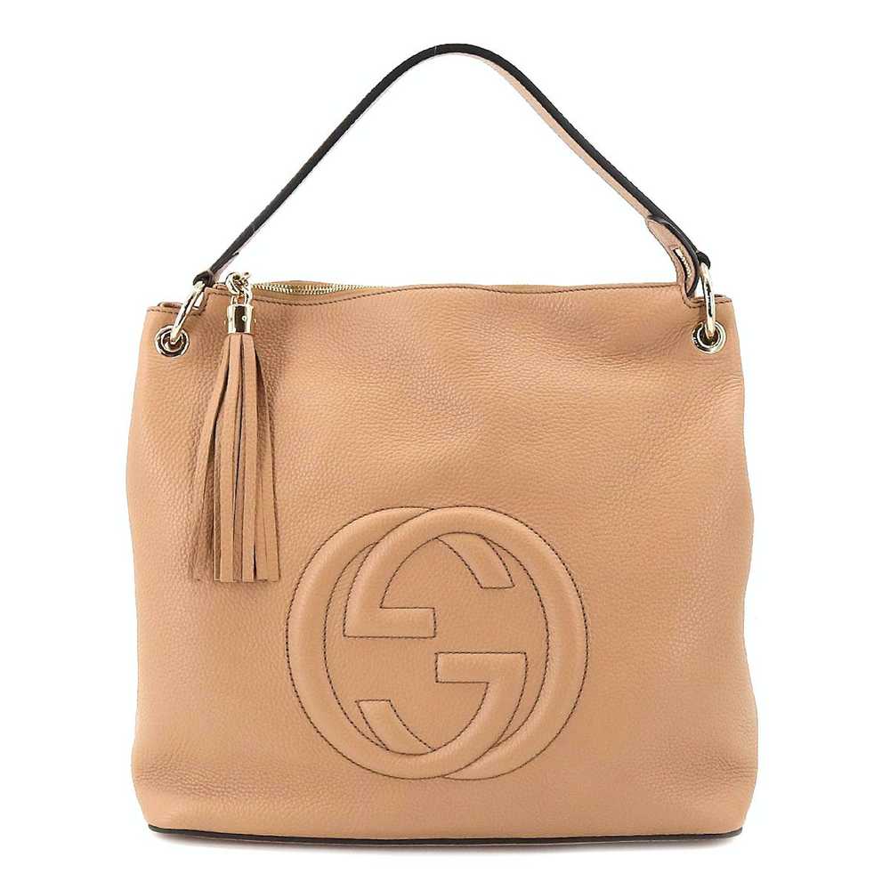 Gucci Gucci Soho Interlocking G Shoulder Bag Leat… - image 1