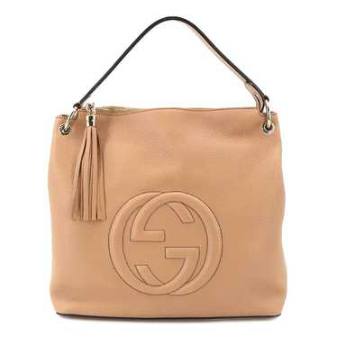 Gucci Gucci Soho Interlocking G Shoulder Bag Leat… - image 1