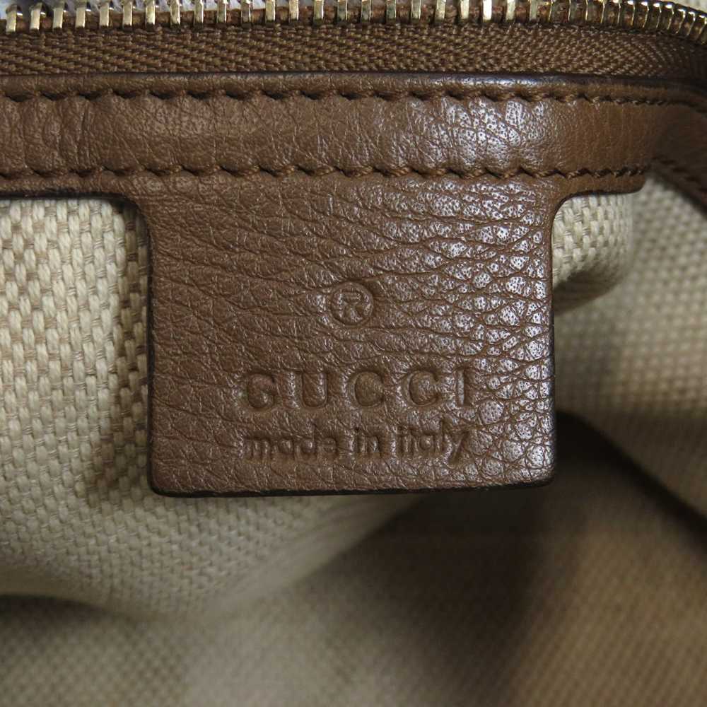 Gucci Gucci Soho Chain Tote Bag Calf Leather Brown - image 6