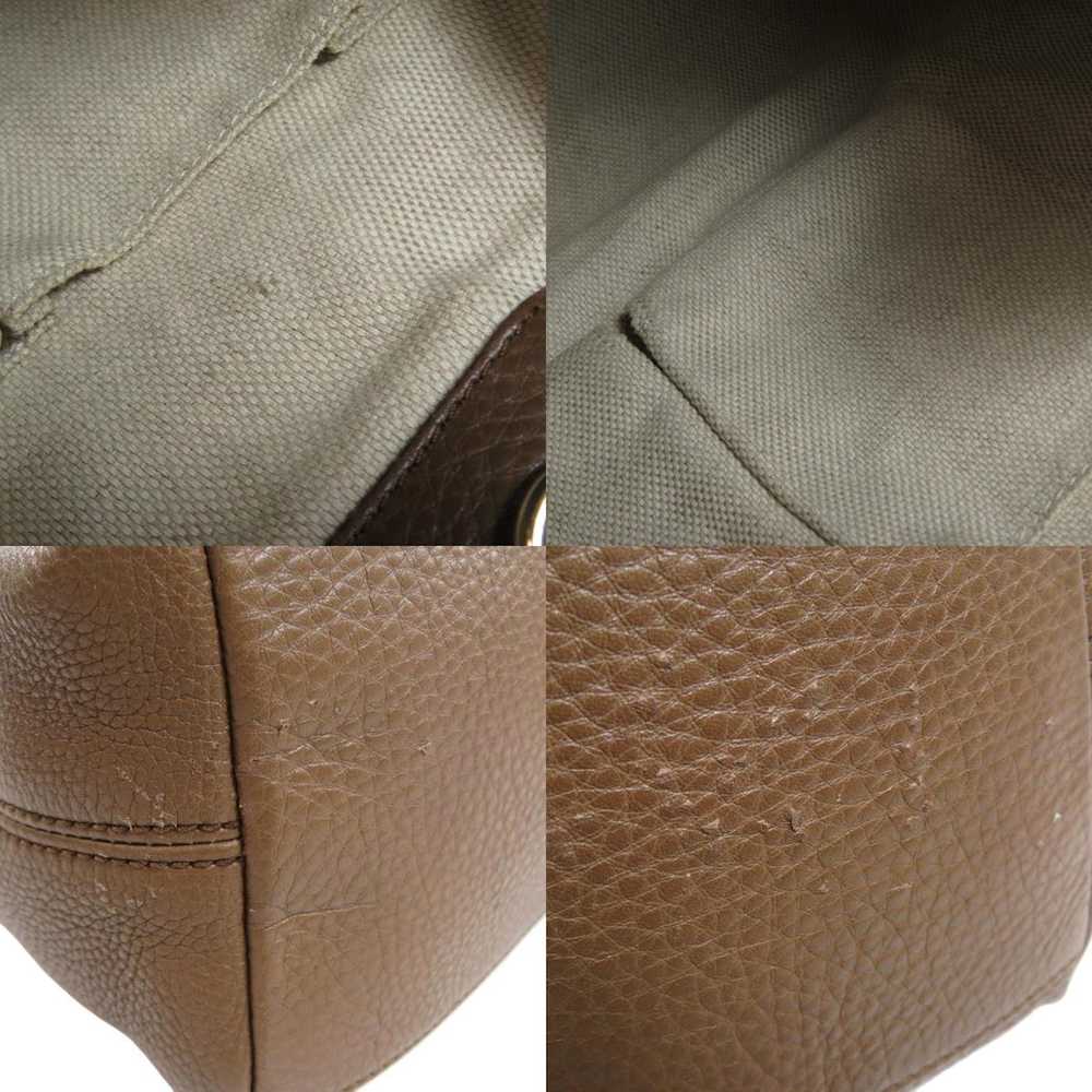 Gucci Gucci Soho Chain Tote Bag Calf Leather Brown - image 8