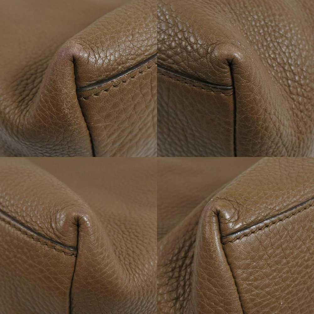 Gucci Gucci Soho Chain Tote Bag Calf Leather Brown - image 9