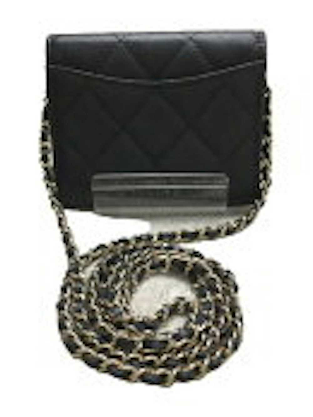 Chanel Chanel Leather Matelasse Chain Wallet - image 2