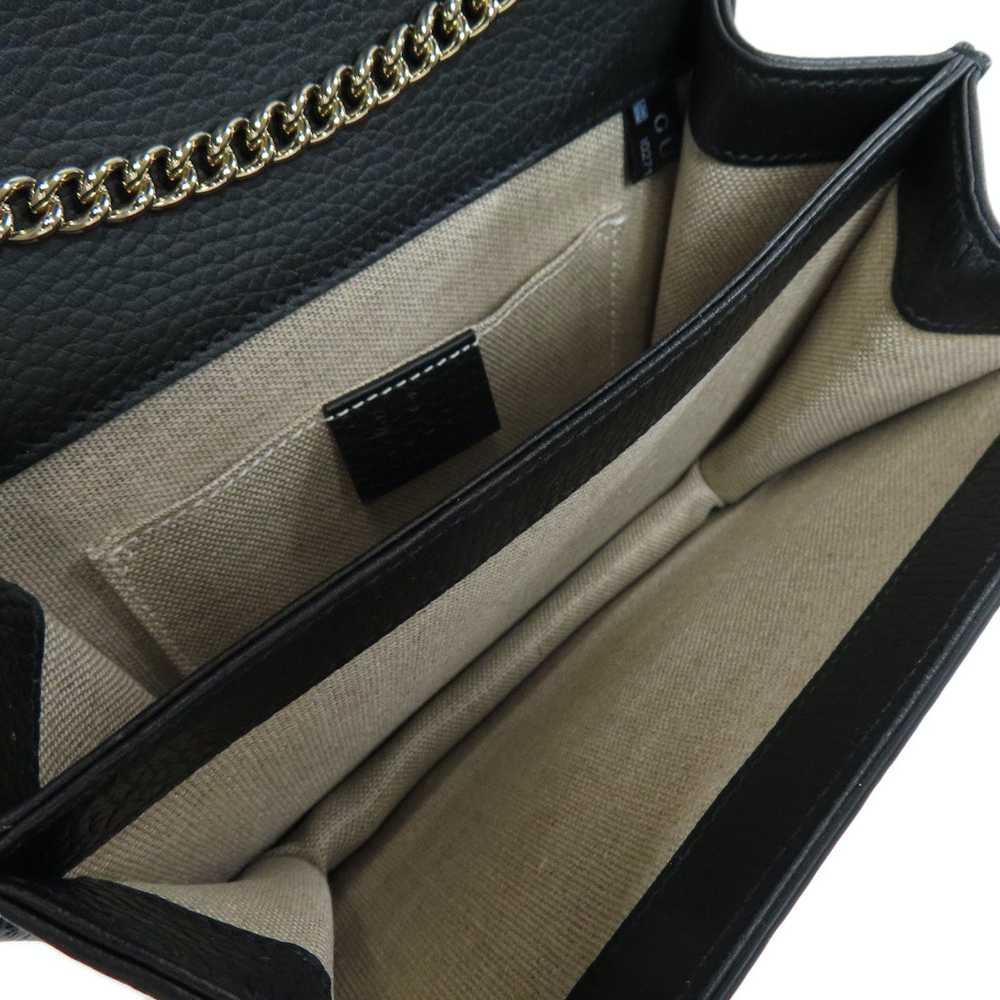 Gucci Gucci Chain Interlocking Shoulder Bag Leath… - image 5
