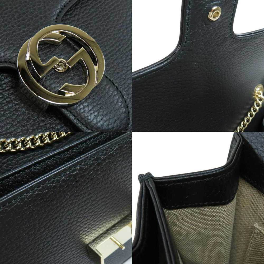 Gucci Gucci Chain Interlocking Shoulder Bag Leath… - image 7