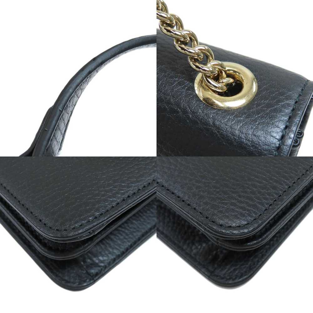 Gucci Gucci Chain Interlocking Shoulder Bag Leath… - image 8