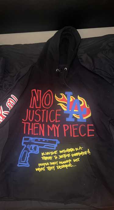 Homme + Femme La No justice then my piece Hoodie
