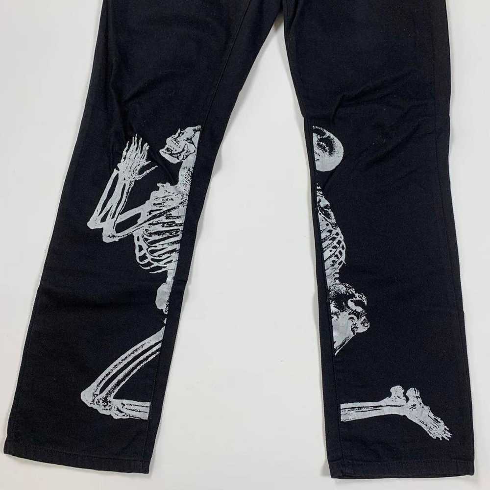 Other BySlik Skull Prayer Black Denim Jeans - image 2