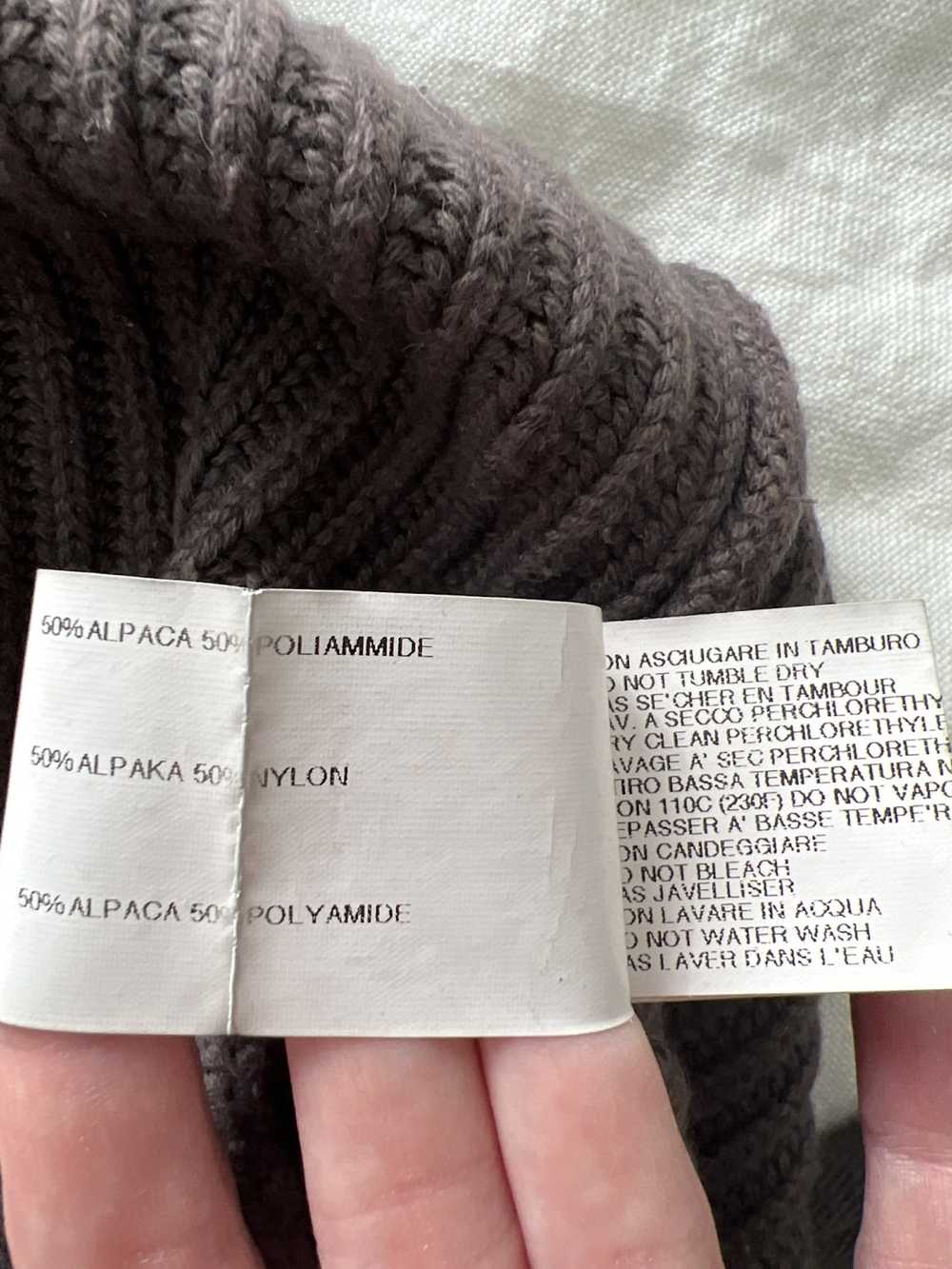 Rick Owens Mainline oversized Alpaca sweater pull… - image 10