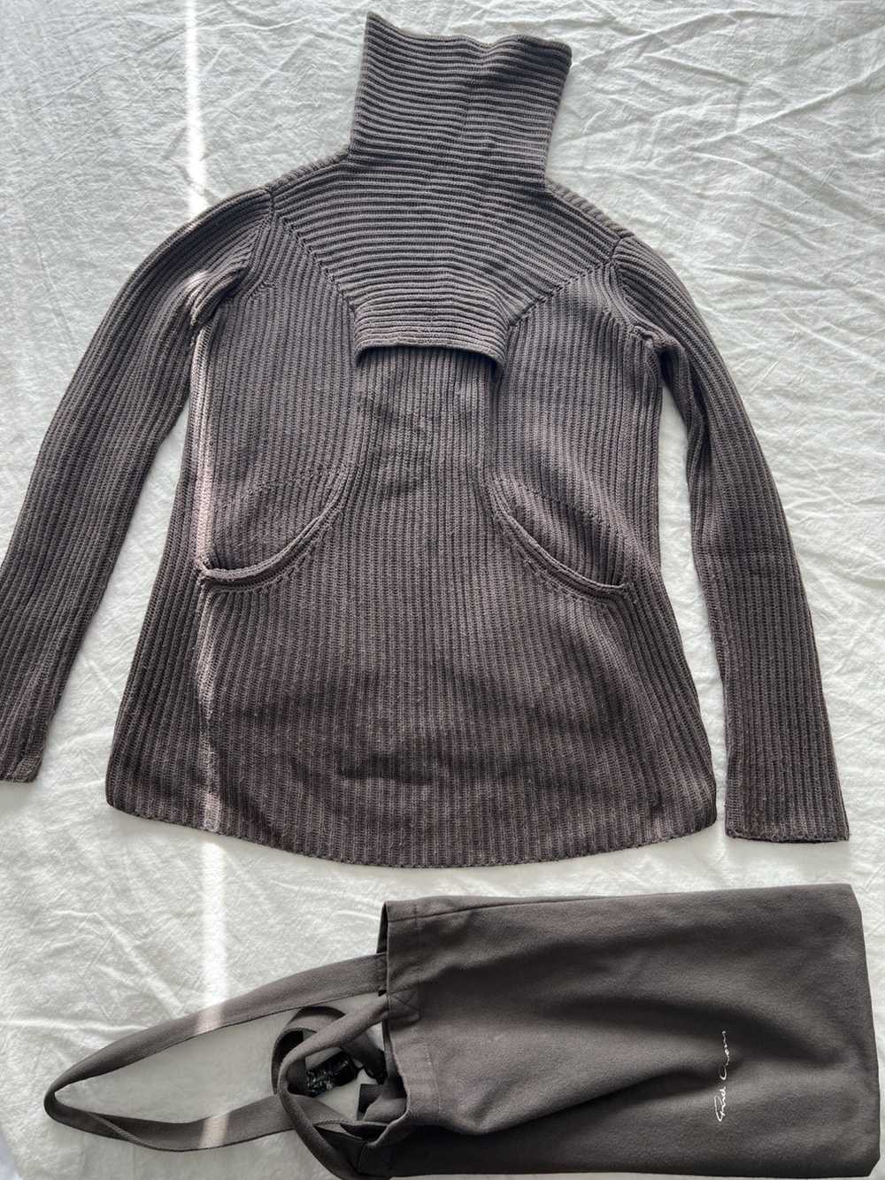 Rick Owens Mainline oversized Alpaca sweater pull… - image 1