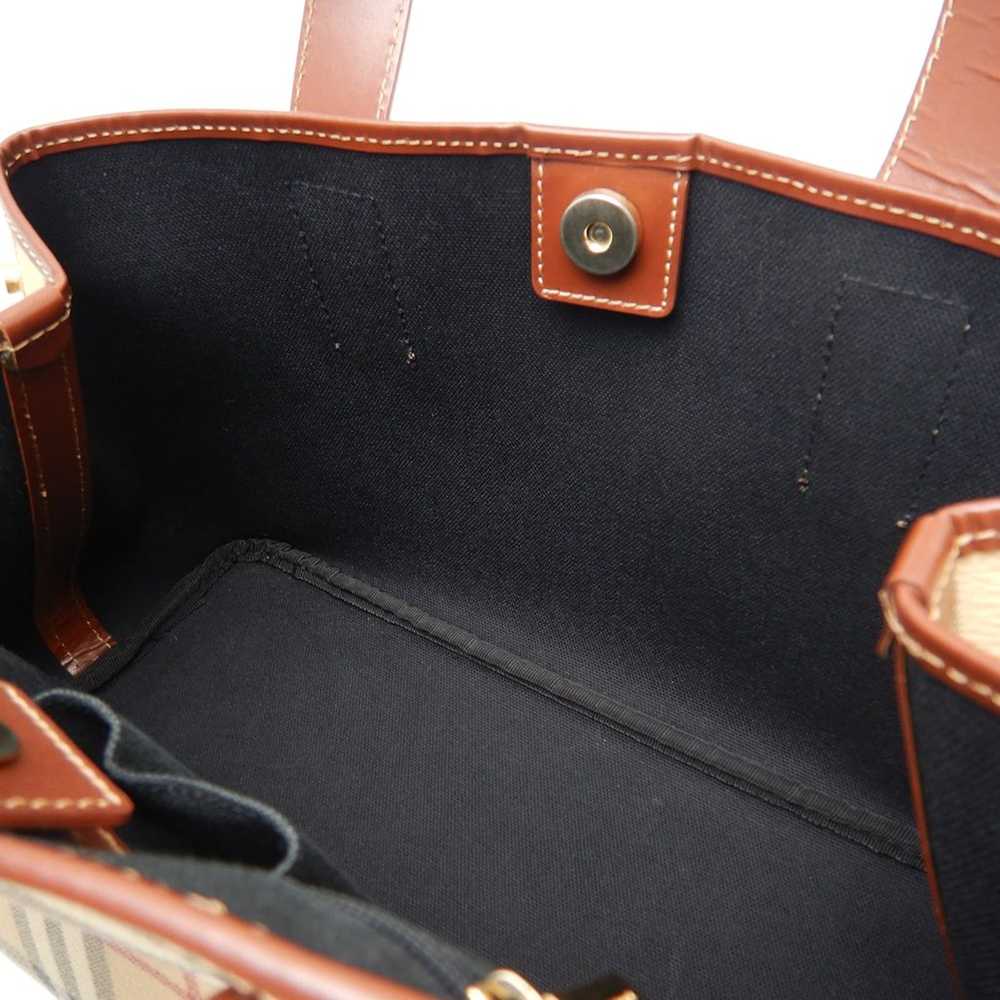 Burberry Burberry Handbag London Leather Check Br… - image 8