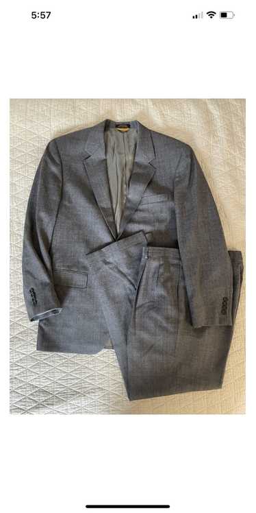 Bill Blass × Vintage Vintage Plaid Wool Suit