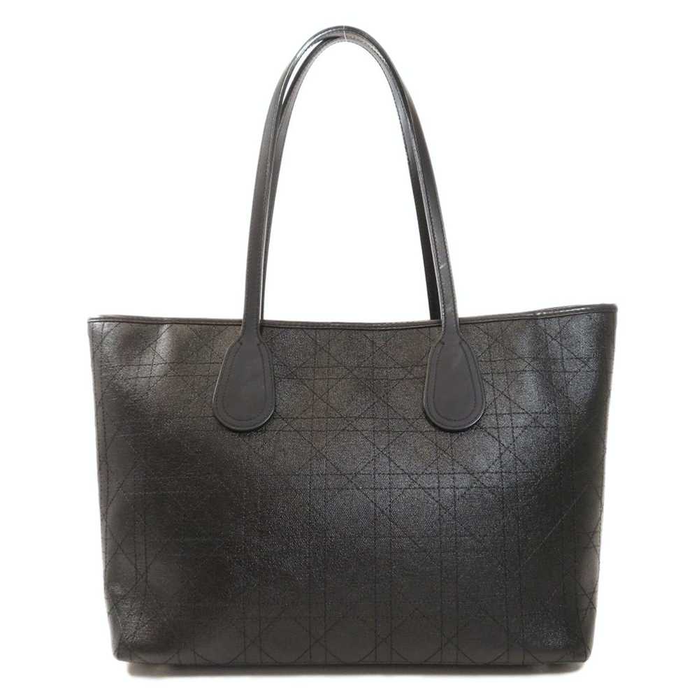 Dior Dior Cannage Stitch Tote Bag Leather Black - image 2