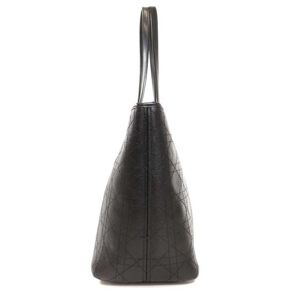 Dior Dior Cannage Stitch Tote Bag Leather Black - image 3