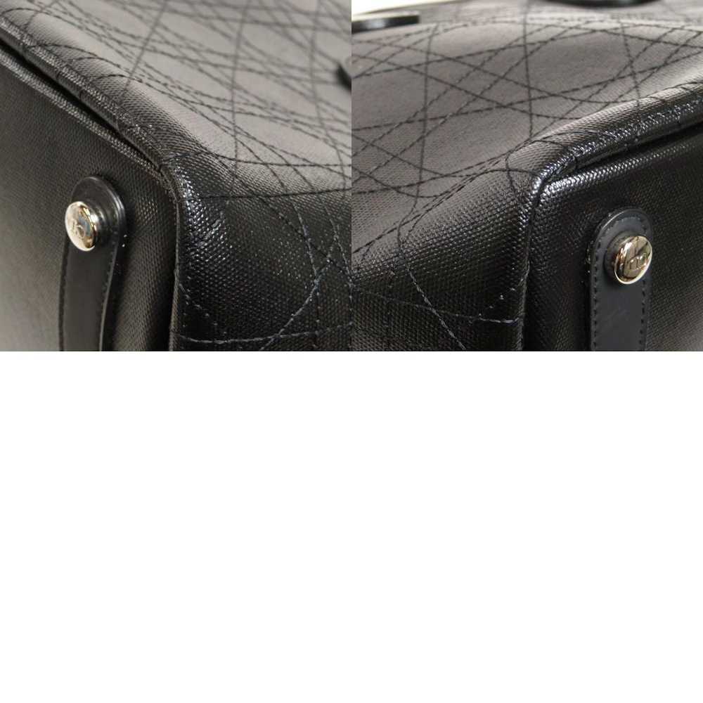 Dior Dior Cannage Stitch Tote Bag Leather Black - image 9