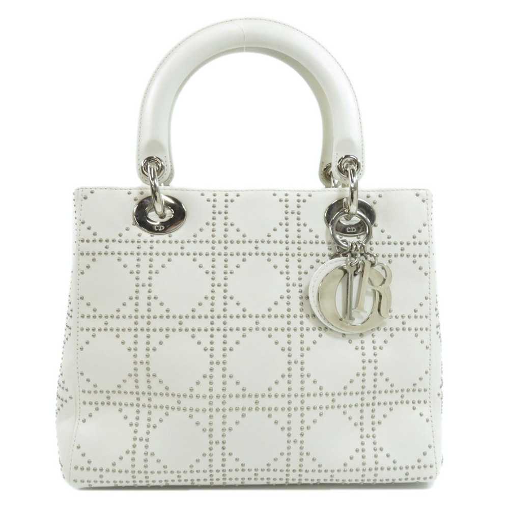 Dior Dior Handbag Leather White - image 1