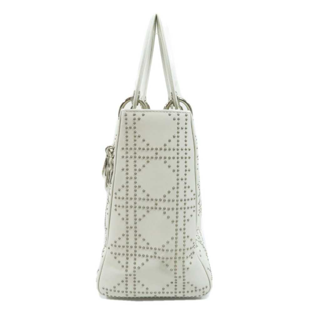 Dior Dior Handbag Leather White - image 3