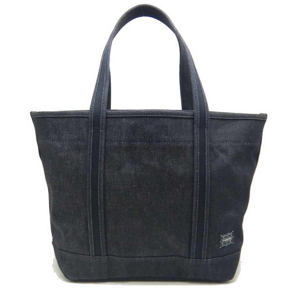 Prada Porter Denim Navy Tote Bag - image 1