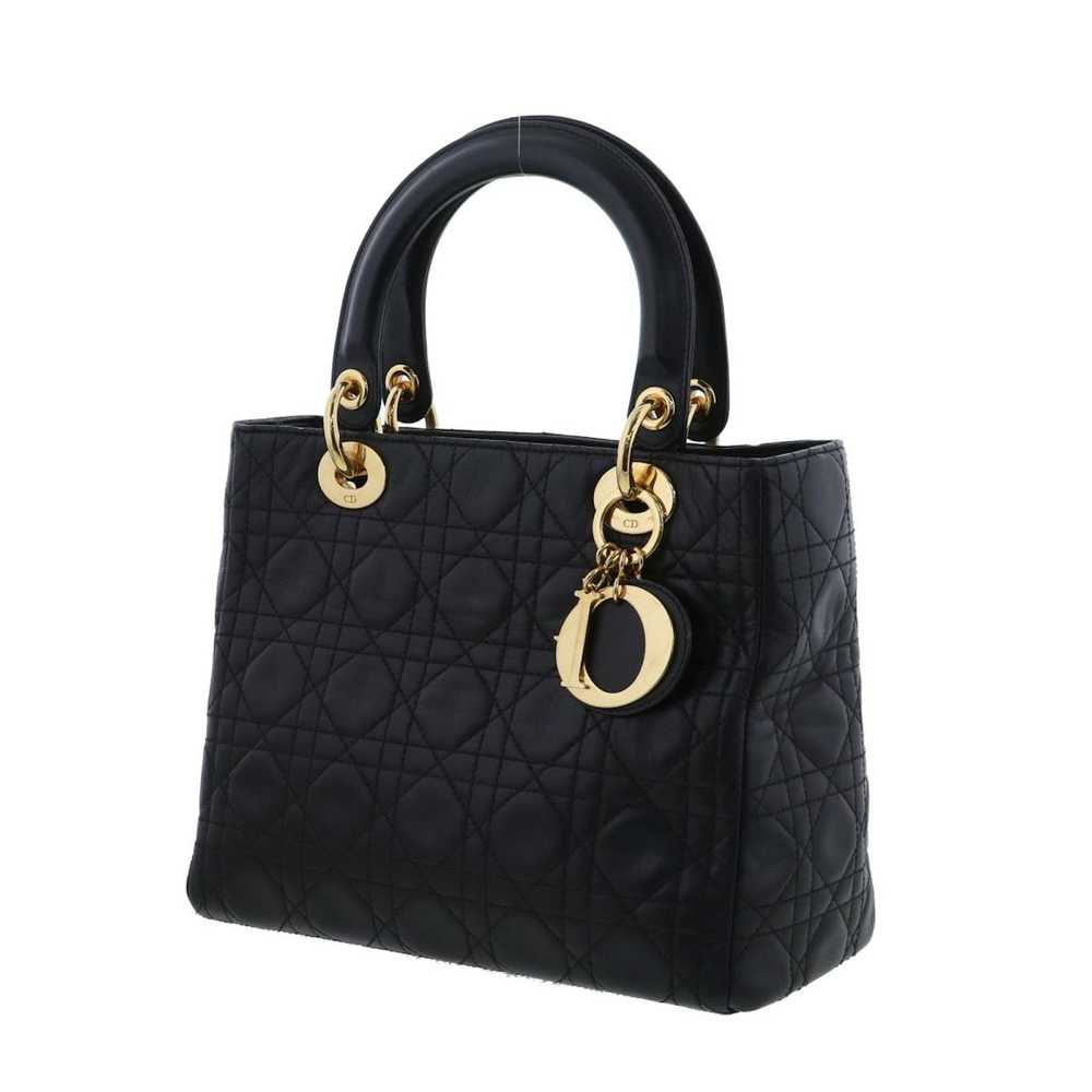 Dior Dior Lady Medium Canage Lambskin Handbag - image 2