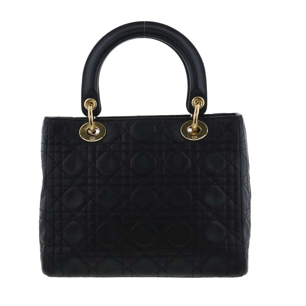 Dior Dior Lady Medium Canage Lambskin Handbag - image 4