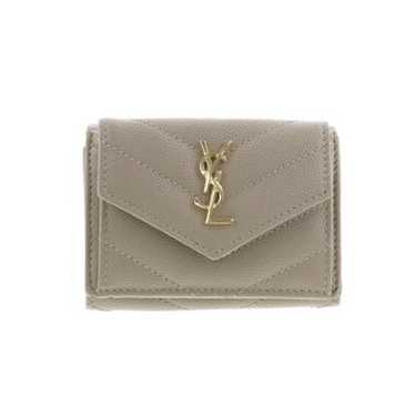 Yves Saint Laurent Yves Saint Laurent Leather Tri… - image 1