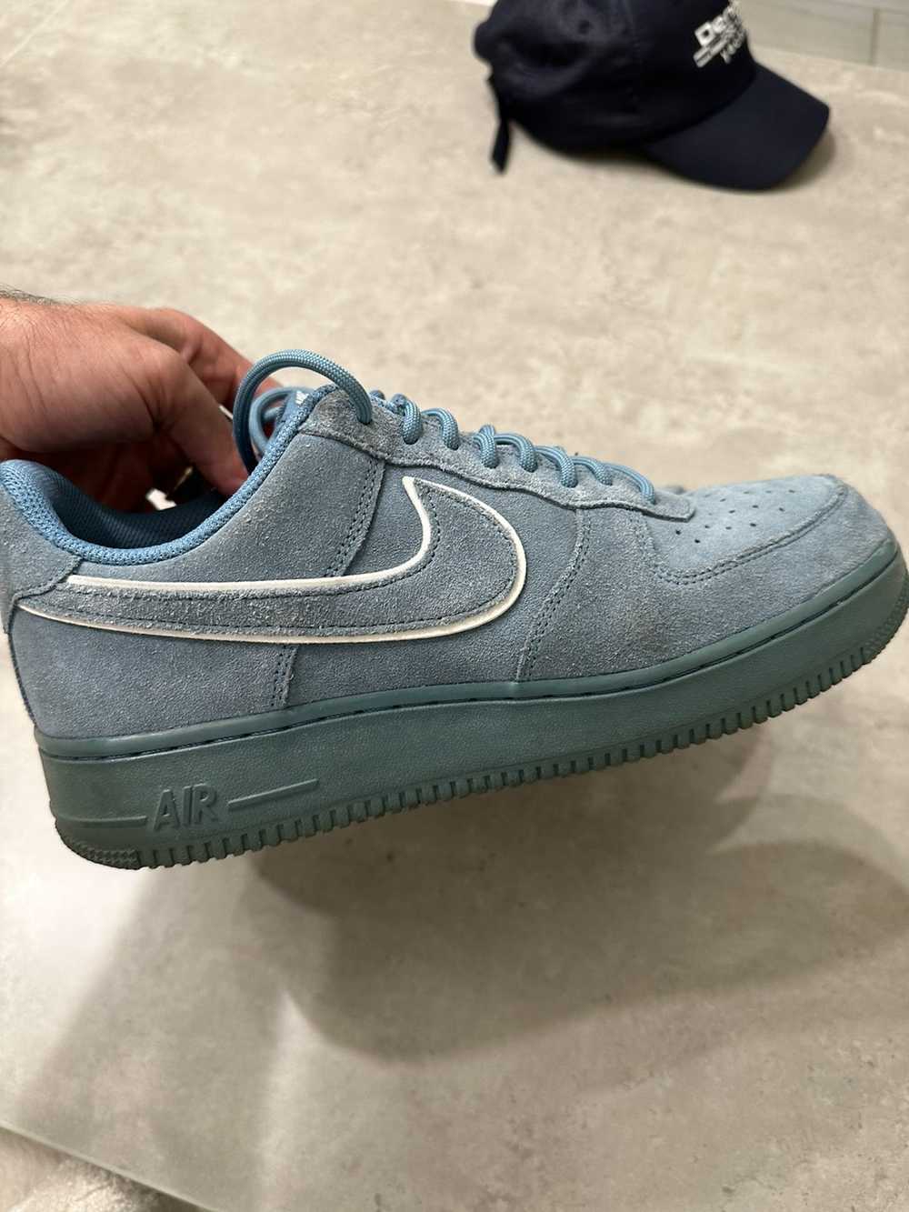 Nike Nike Air Force One Suede Light Blue size 9 - image 1