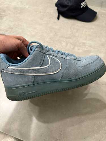 Nike Nike Air Force One Suede Light Blue size 9 - image 1