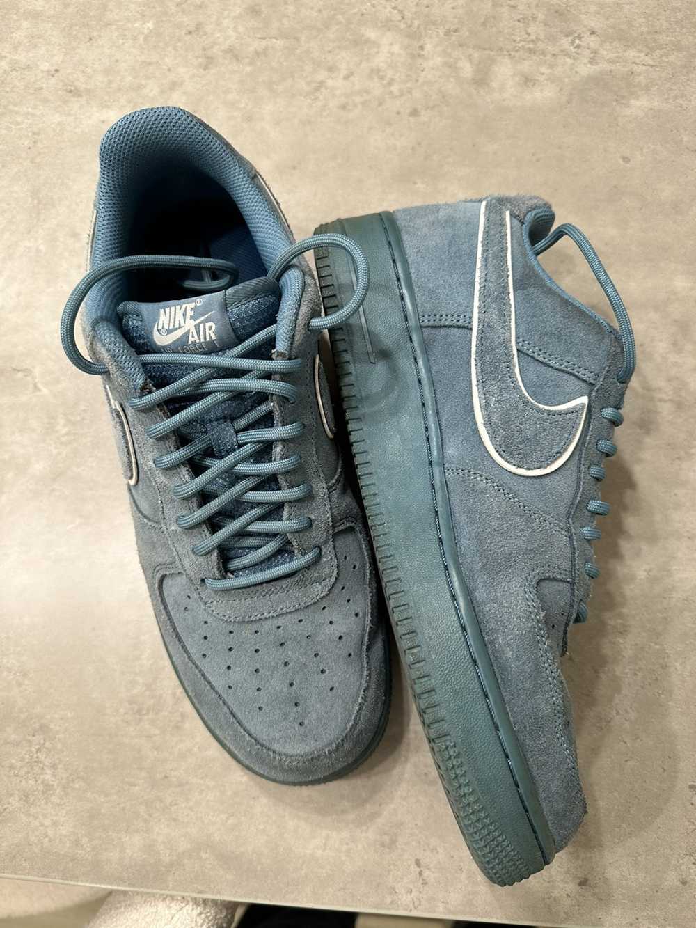 Nike Nike Air Force One Suede Light Blue size 9 - image 2