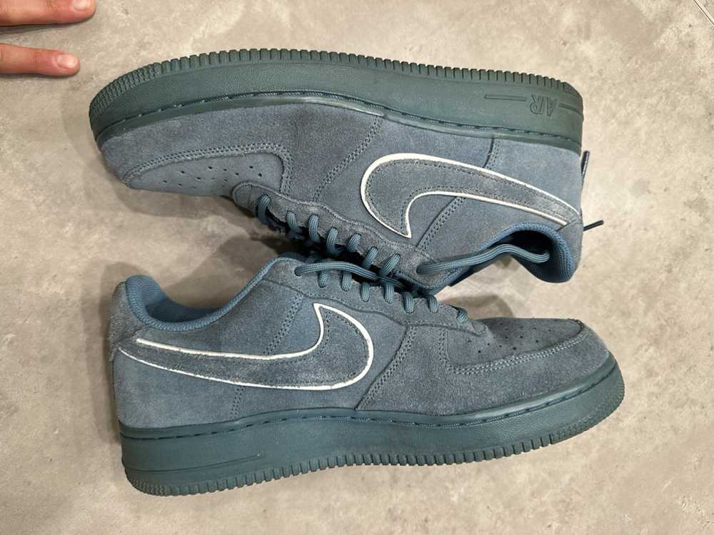 Nike Nike Air Force One Suede Light Blue size 9 - image 6