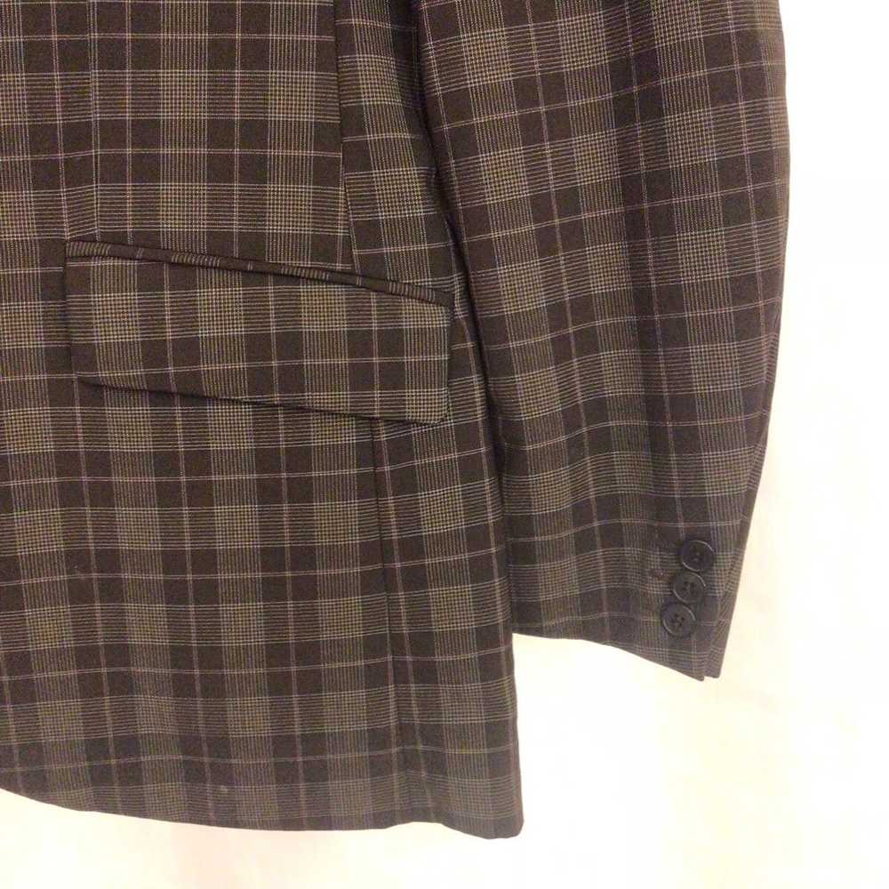 Agnes B. Agnes b. Paris size 50 brown plaid 2-poc… - image 3