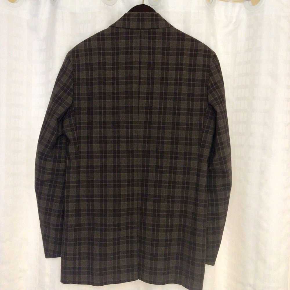 Agnes B. Agnes b. Paris size 50 brown plaid 2-poc… - image 4