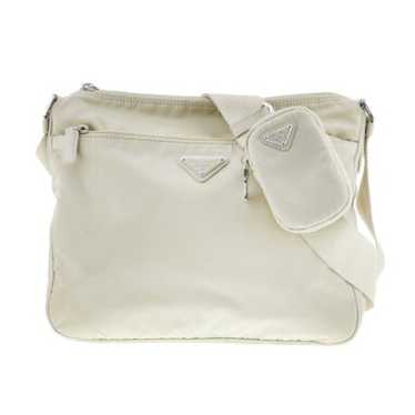 Prada Prada Testo Re-Nylon Shoulder Bag Beige
