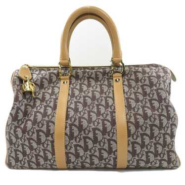 Dior Dior Trotter Boston Bag Canvas Leather Brown - image 1