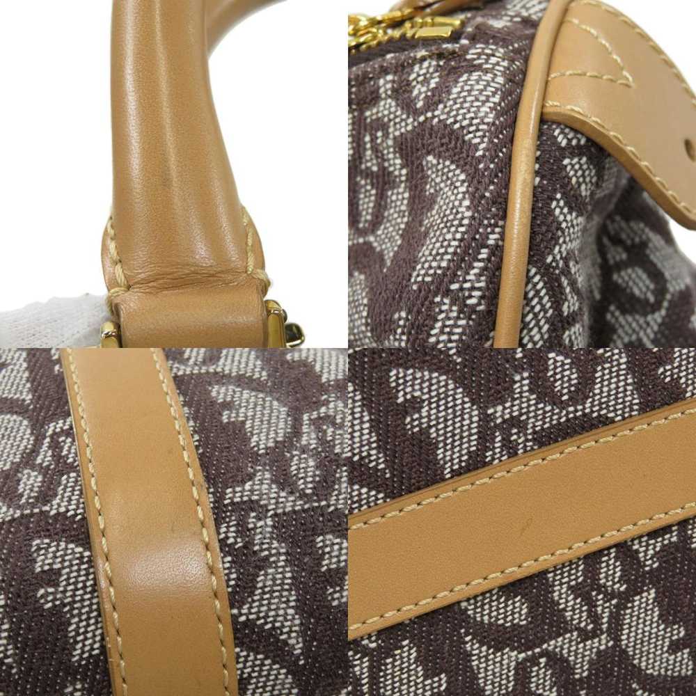 Dior Dior Trotter Boston Bag Canvas Leather Brown - image 7