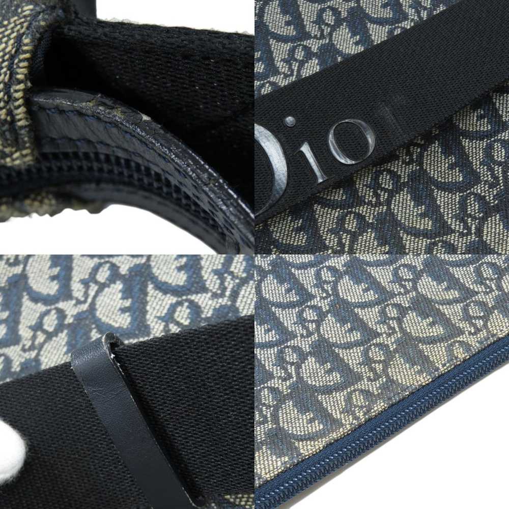 Dior Dior Trotter Shoulder Bag Canvas Navy - image 8