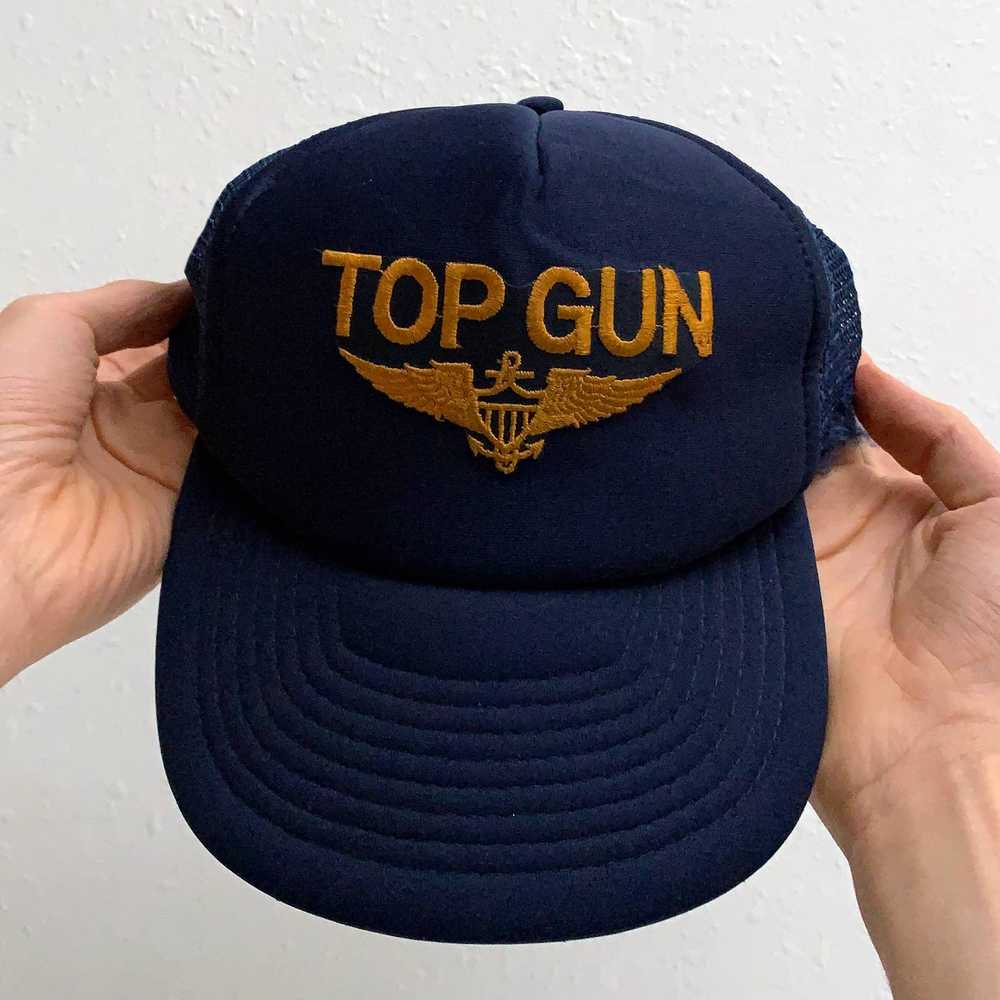 Vintage 1986 Top Gun Foam Trucker Hat - image 1