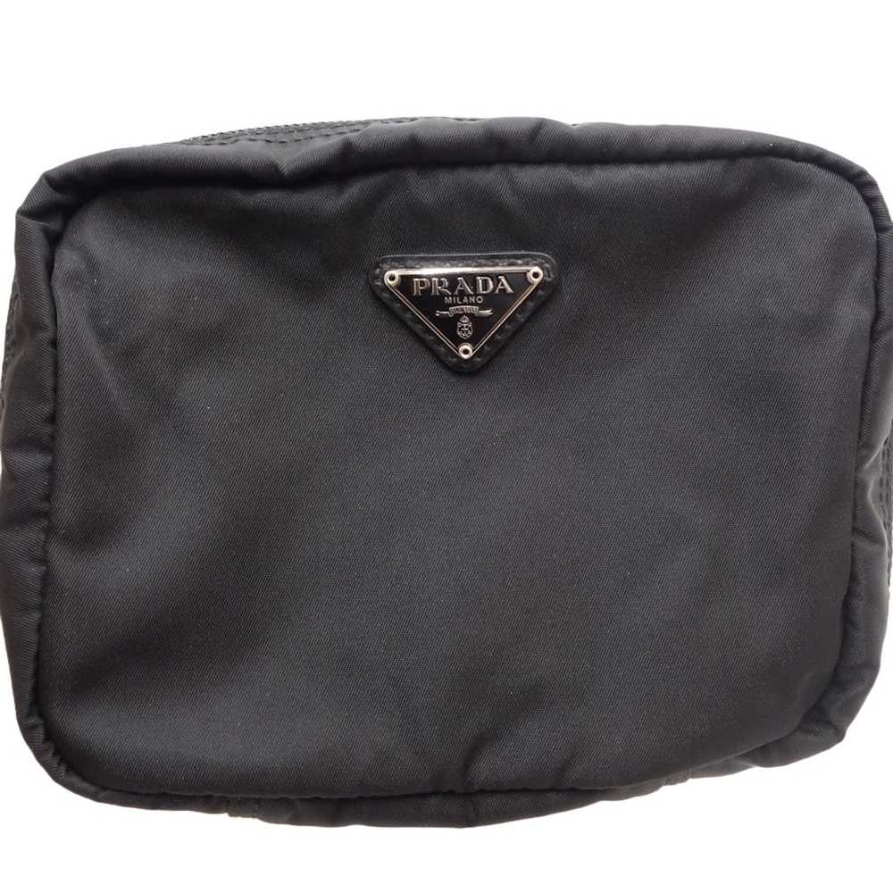 Louis Vuitton Prada Cosmetic Pouch Nylon Black - image 2