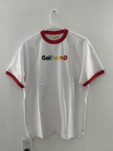 Golf Wang Golf happy logo ringer tee white/red M