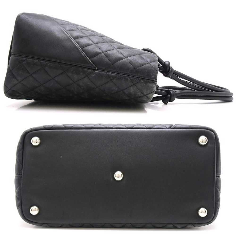 Chanel Chanel Cambon Line Tote Bag Large Calf Bla… - image 2